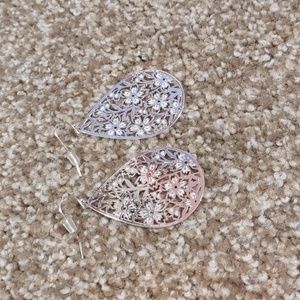 Brand new silver dangle earrings